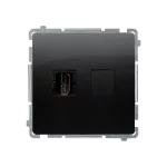 Simon Basic WMUH-0xxxx1-Y011 Gniazdo HDMI pojedyncze (moduł); czarny