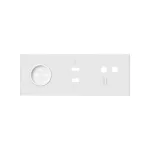 Simon 100 W100-10020317x-230 Panel 3-krotny: 1 gniazdo + 1 HDMI + 1 USB + 1 TV + 1 RJ45; biały mat