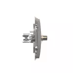 Simon Basic WMUA-05xxxx-J011 Gniazdo antenowe typu "F" pojedyncze (moduł); stal inox