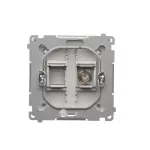 Simon Basic WMUA-05xxxx-J011 Gniazdo antenowe typu "F" pojedyncze (moduł); stal inox
