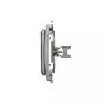 Simon Basic WMUZ-74x3xx-4012 Adapter (przejściówka) na osprzęt standardu 45 × 45 mm. Montaż do puszki na łapki i wkręty; srebrny mat