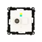 Simon 55 WMDE-013000-111 Gniazdo ekwipotencjalne pojedyncze (moduł); Biały mat