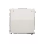 Simon Basic WMBW-50111x-1011 Gniazdo wtyczkowe Schuko do wersji IP44 z przesłonami (moduł) 16A, 250V~,zaciski śrubowe; biały