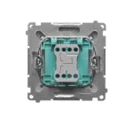 Simon Basic WMUL-0401xx-H011 Łącznik roletowy trójpozycyjny 1-0-2 (moduł); satynowy