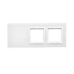 Simon 54 Touch WMDZ-01123S-070 Panel dotykowy S54 Touch, 3 moduły, 2 pola dotykowe poziome + 2 otwory na osprzęty S54, biała perła
