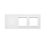 Simon 54 Touch WMDZ-01124S-070 Panel dotykowy S54 Touch, 3 moduły, 2 pola dotykowe pionowe + 2 otwory na osprzęty S54, biała perła