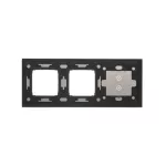 Simon 54 Touch WMDZ-01124S-072 Panel dotykowy S54 Touch, 3 moduły, 2 pola dotykowe pionowe + 2 otwory na osprzęty S54, burzowa chmura