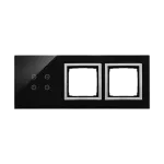 Simon 54 Touch WMDZ-01125S-074 Panel dotykowy S54 Touch, 3 moduły, 4 pola dotykowe + 2 otwory na osprzęty S54, księżycowa lawa