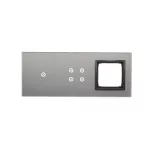 Simon 54 Touch WMDZ-01126S-072 Panel dotykowy S54 Touch, 3 moduły, 1 pole dotykowe + 4 pola dotykowe + 1 otwór na osprzęt S54, burzowa chmura