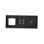Simon 54 Touch WMDZ-01126S-074 Panel dotykowy S54 Touch, 3 moduły, 1 pole dotykowe + 4 pola dotykowe + 1 otwór na osprzęt S54, księżycowa lawa
