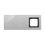 Simon 54 Touch WMDZ-01127S-072 Panel dotykowy S54 Touch, 3 moduły, 2 pola dotykowe poziome + 2 pola dotykowe poziome + 1 otwór na osprzęt S54, burzowa chmura