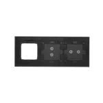Simon 54 Touch WMDZ-01128S-073 Panel dotykowy S54 Touch, 3 moduły, 2 pola dotykowe poziome + 2 pola dotykowe pionowe + 1 otwór na osprzęt S54, zastygła lawa