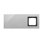 Simon 54 Touch WMDZ-01131S-072 Panel dotykowy S54 Touch, 3 moduły, 2 pola dotykowe pionowe + 4 pola dotykowe + 1 otwór na osprzęt S54, burzowa chmura
