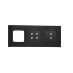 Simon 54 Touch WMDZ-01131S-074 Panel dotykowy S54 Touch, 3 moduły, 2 pola dotykowe pionowe + 4 pola dotykowe + 1 otwór na osprzęt S54, księżycowa lawa