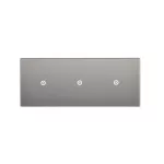 Simon 54 Touch WMDZ-01133S-071 Panel dotykowy S54 Touch, 3 moduły, 1 pole dotykowe + 1 pole dotykowe + 1 pole dotykowe, srebrna mgła