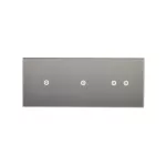 Simon 54 Touch WMDZ-01134S-071 Panel dotykowy S54 Touch, 3 moduły, 1 pole dotykowe + 1 pole dotykowe + 2 pola dotykowe poziome, srebrna mgła