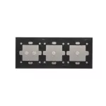 Simon 54 Touch WMDZ-01134S-071 Panel dotykowy S54 Touch, 3 moduły, 1 pole dotykowe + 1 pole dotykowe + 2 pola dotykowe poziome, srebrna mgła