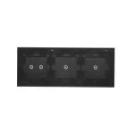 Simon 54 Touch WMDZ-01134S-073 Panel dotykowy S54 Touch, 3 moduły, 1 pole dotykowe + 1 pole dotykowe + 2 pola dotykowe poziome, zastygła lawa