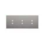 Simon 54 Touch WMDZ-01137S-071 Panel dotykowy S54 Touch, 3 moduły, 2 pola dotykowe pionowe + 2 pola dotykowe pionowe + 2 pola dotykowe pionowe, srebrna mgła