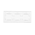 Simon 54 Touch WMDZ-01143S-070 Panel dotykowy S54 Touch, 3 moduły, 1 pole dotykowe + 1 pole dotykowe + 2 pola dotykowe pionowe, biała perła