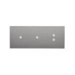 Simon 54 Touch WMDZ-01143S-071 Panel dotykowy S54 Touch, 3 moduły, 1 pole dotykowe + 1 pole dotykowe + 2 pola dotykowe pionowe, srebrna mgła