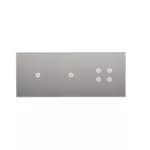Simon 54 Touch WMDZ-01145S-071 Panel dotykowy S54 Touch, 3 moduły, 1 pole dotykowe + 1 pole dotykowe + 4 pola dotykowe, srebrna mgła
