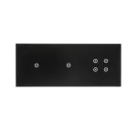 Simon 54 Touch WMDZ-01145S-073 Panel dotykowy S54 Touch, 3 moduły, 1 pole dotykowe + 1 pole dotykowe + 4 pola dotykowe, zastygła lawa
