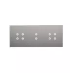Simon 54 Touch WMDZ-01147S-071 Panel dotykowy S54 Touch, 3 moduły, 1 pole dotykowe + 2 pola dotykowe poziome + 1 pole dotykowe, srebrna mgła