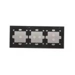 Simon 54 Touch WMDZ-01148S-071 Panel dotykowy S54 Touch, 3 moduły, 1 pole dotykowe + 2 pola dotykowe poziome + 2 pola dotykowe pionowe, srebrna mgła