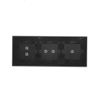 Simon 54 Touch WMDZ-01148S-073 Panel dotykowy S54 Touch, 3 moduły, 1 pole dotykowe + 2 pola dotykowe poziome + 2 pola dotykowe pionowe, zastygła lawa