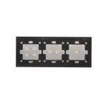 Simon 54 Touch WMDZ-01144S-071 Panel dotykowy S54 Touch, 3 moduły, 1 pole dotykowe + 2 pola dotykowe poziome + 4 pola dotykowe, srebrna mgła