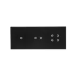 Simon 54 Touch WMDZ-01144S-073 Panel dotykowy S54 Touch, 3 moduły, 1 pole dotykowe + 2 pola dotykowe poziome + 4 pola dotykowe, zastygła lawa