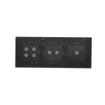 Simon 54 Touch WMDZ-01144S-073 Panel dotykowy S54 Touch, 3 moduły, 1 pole dotykowe + 2 pola dotykowe poziome + 4 pola dotykowe, zastygła lawa