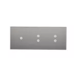 Simon 54 Touch WMDZ-01168S-071 Panel dotykowy S54 Touch, 3 moduły, 1 pole dotykowe + 2 pole dotykowe pionowe + 2 pola dotykowe pionowe, srebrna mgła