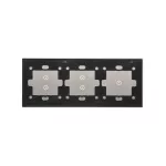 Simon 54 Touch WMDZ-01168S-071 Panel dotykowy S54 Touch, 3 moduły, 1 pole dotykowe + 2 pole dotykowe pionowe + 2 pola dotykowe pionowe, srebrna mgła