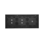 Simon 54 Touch WMDZ-01168S-073 Panel dotykowy S54 Touch, 3 moduły, 1 pole dotykowe + 2 pole dotykowe pionowe + 2 pola dotykowe pionowe, zastygła lawa