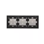 Simon 54 Touch WMDZ-01152S-071 Panel dotykowy S54 Touch, 3 moduły, 1 pole dotykowe + 2 pole dotykowe pionowe + 4 pola dotykowe, srebrna mgła