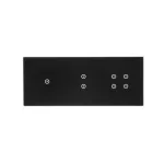 Simon 54 Touch WMDZ-01152S-073 Panel dotykowy S54 Touch, 3 moduły, 1 pole dotykowe + 2 pole dotykowe pionowe + 4 pola dotykowe, zastygła lawa
