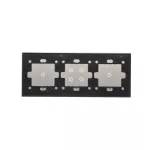 Simon 54 Touch WMDZ-01153S-071 Panel dotykowy S54 Touch, 3 moduły, 1 pole dotykowe + 4 pole dotykowe + 1 pole dotykowe, srebrna mgła