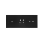 Simon 54 Touch WMDZ-01151S-073 Panel dotykowy S54 Touch, 3 moduły, 1 pole dotykowe + 4 pole dotykowe + 2 pola dotykowe poziome, zastygła lawa
