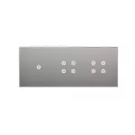 Simon 54 Touch WMDZ-01155S-071 Panel dotykowy S54 Touch, 3 moduły, 1 pole dotykowe + 4 pole dotykowe + 4 pole dotykowe, srebrna mgła