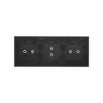 Simon 54 Touch WMDZ-01157S-073 Panel dotykowy S54 Touch, 3 moduły, 2 pola dotykowe poziome + 2 pola dotykowe pionowe + 2 pola dotykowe poziome, zastygła lawa