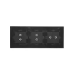 Simon 54 Touch WMDZ-01158S-073 Panel dotykowy S54 Touch, 3 moduły, 2 pola dotykowe poziome + 2 pola dotykowe pionowe + 2 pola dotykowe pionowe, zastygła lawa