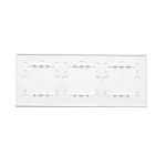 Simon 54 Touch WMDZ-01160S-070 Panel dotykowy S54 Touch, 3 moduły, 2 pola dotykowe poziome + 4 pola dotykowe + 4 pola dotykowe, biała perła