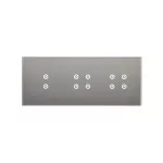 Simon 54 Touch WMDZ-01164S-071 Panel dotykowy S54 Touch, 3 moduły, 2 pola dotykowe pionowe + 4 pola dotykowe + 4 pola dotykowe, srebrna mgła