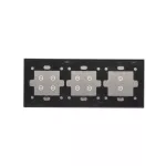Simon 54 Touch WMDZ-01164S-071 Panel dotykowy S54 Touch, 3 moduły, 2 pola dotykowe pionowe + 4 pola dotykowe + 4 pola dotykowe, srebrna mgła