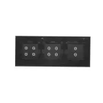 Simon 54 Touch WMDZ-01164S-073 Panel dotykowy S54 Touch, 3 moduły, 2 pola dotykowe pionowe + 4 pola dotykowe + 4 pola dotykowe, zastygła lawa