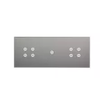 Simon 54 Touch WMDZ-01165S-071 Panel dotykowy S54 Touch, 3 moduły, 4 pola dotykowe + 1 pole dotykowe + 4 pola dotykowe, srebrna mgła