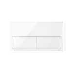 Simon 100 W100-10020201x-130 Panel 2-krotny: 2 klawisze; biały *Do wyczerpania stanów magazynowych