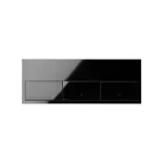 Simon 100 W100-10020301x-138 Panel 3-krotny: 3 klawisze; czarny Do wyczerpania stanów magazynowych